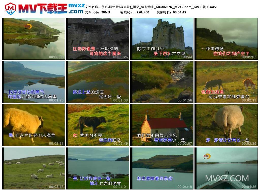 佚名-网络情缘(风景)_国语_流行歌曲_MC302676